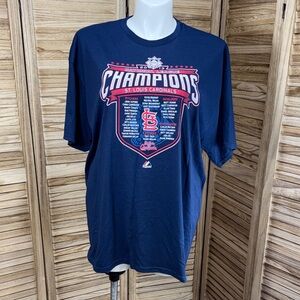 Majestic T-Shirt St. Louis Cardinals 2013 National League Champions Vintage 2XL